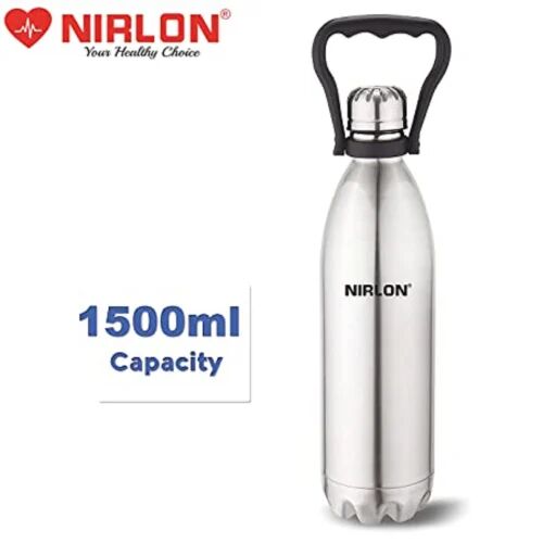 Silver Stainless Steel Vacuum Insulated Bottle
