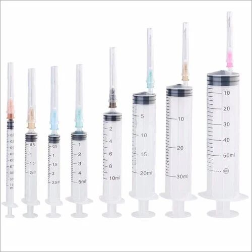 Disposable Syringe, Color : Transperant