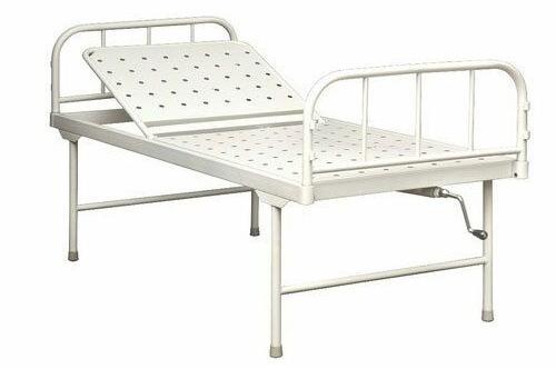 Stainless Steel hospital bed, Color : White