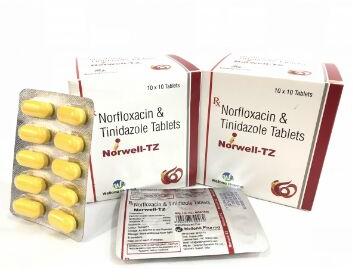 Norfloxacin and Tinidazole Tablets