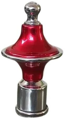 Red Iron Curtain Finial