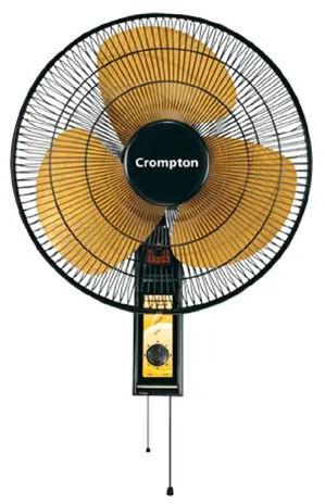 Crompton Wall Mount Fan, Color : Black Golden