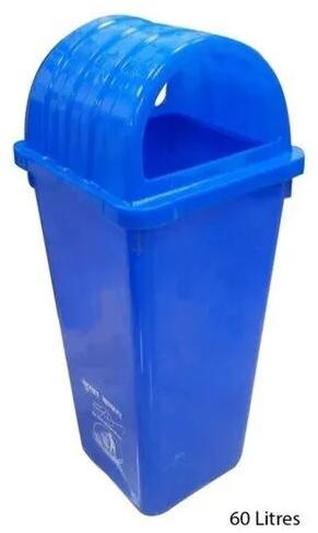 Cylinderical Hdpe waste bin, for Hospital, Office, Capacity : 60 Liter
