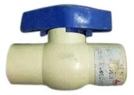 PVC Ball Valve, for Plumbing, Color : Off white Blue