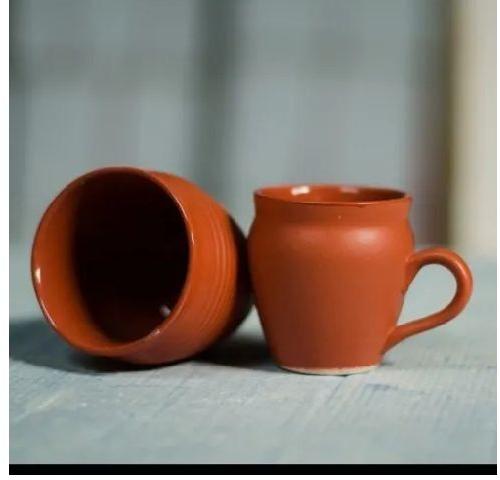 Bio china Ceramic Kullad, for Gifting, Color : brown