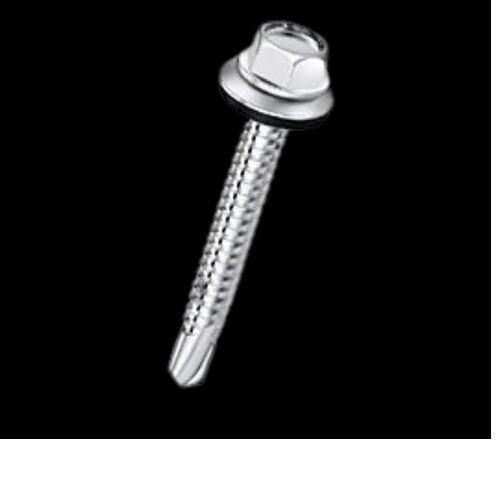 Hex Head Self Drilling Screw, Color : Silver