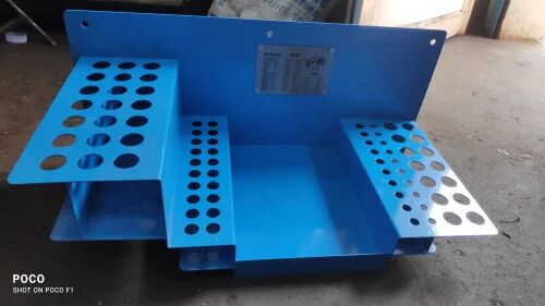 Stainless Steel Drill Bit Tools Stand, Color : Blue