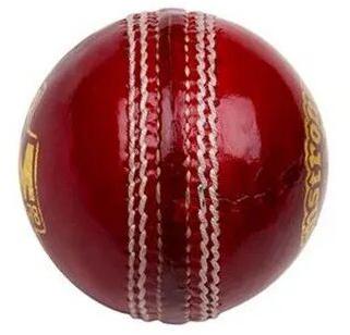 Leather Cricket Ball, Color : Red