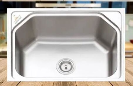 Stainless Steel Single Bowl Sink, Color : Glossy