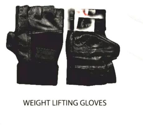 Leather Weight Lifting Gloves, Color : Black