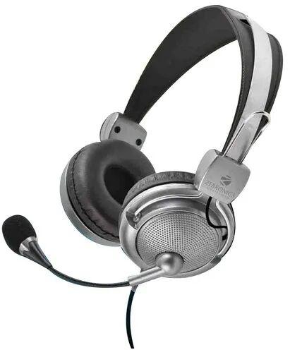 USB Wired Headphone, Color : Silver