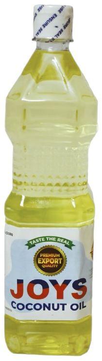 Joys Coconut Oil 1 Litre Bottle, for Cooking, Style : Natural