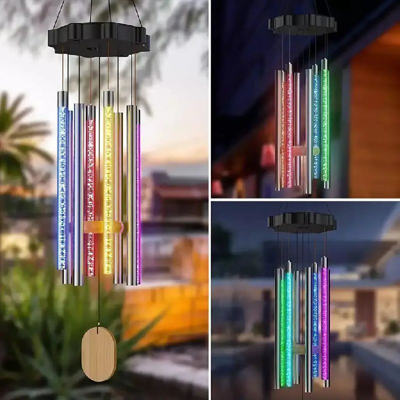 ABS Solar Wind Chimes Light