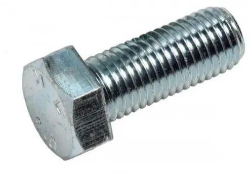 Polished Mild Steel Hex Bolt