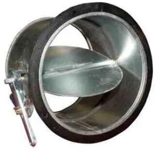 Rounded Galvanized Steel (GI) Butterfly Dampers