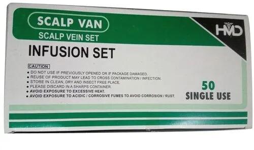 PVC Scalp Vein Set, Packaging Type : Box