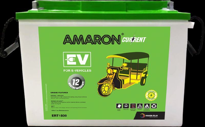 Amaron electric vehicle battery, Color : Green
