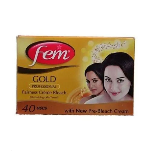 Fem Gold Fairness Cream, Form : Creme