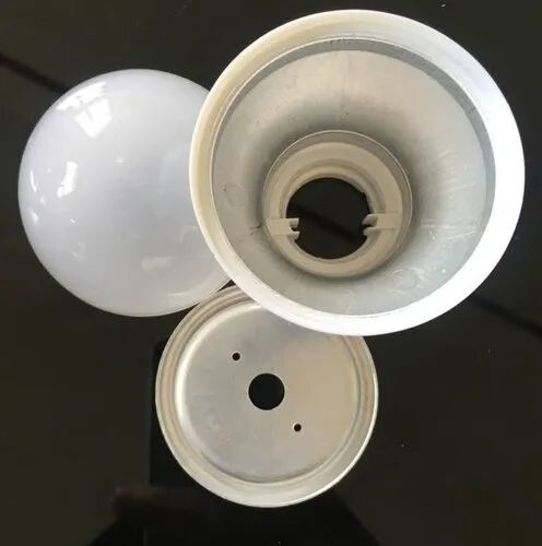 Round LED Bulb Housing, Color : White