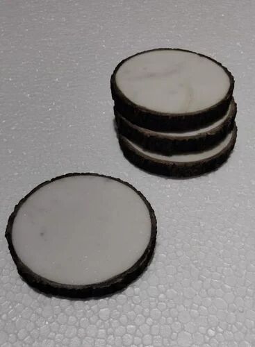 Round Marble Coaster, Size : 4*4 Inch