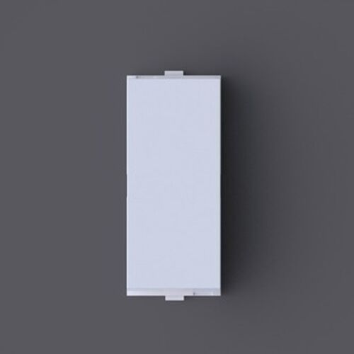 Rectangular Plastic Blank Switch Plate, Color : White