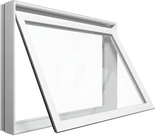 UPVC Awning Window, Glass Type : Toughened Glass
