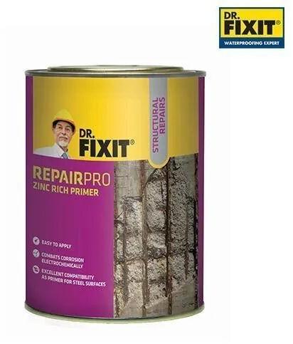 GREY Dr Fixit Epoxy Zinc Primer, Packaging Type : Can