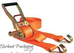 Polyester Cargo Ratchet Lashing Set, Color : Orange