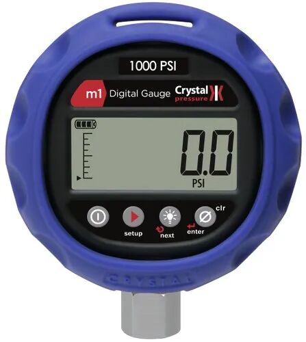 Blue Ametek Round Digital Pressure Gauge, for Industrial