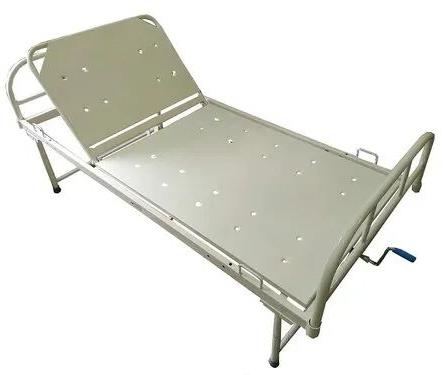 Mild Steel Hospital Bed Manual, Color : White