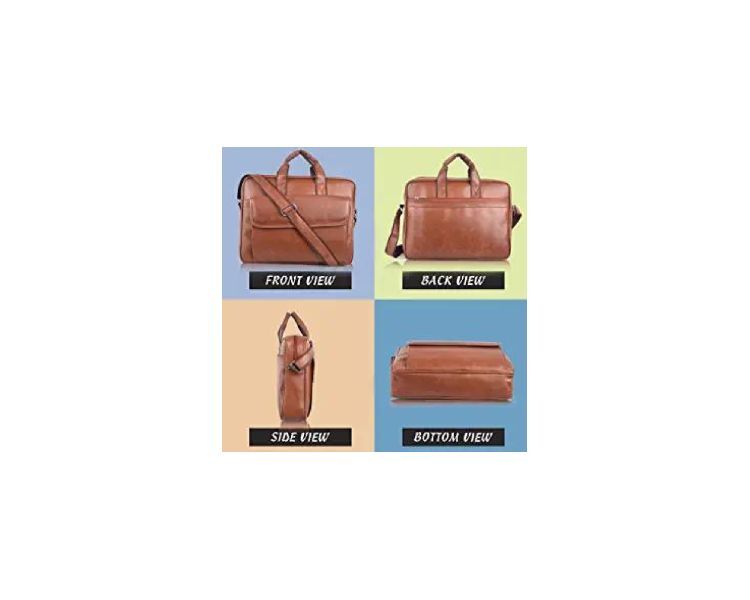 Vencon Fashion Leather Laptop Bag