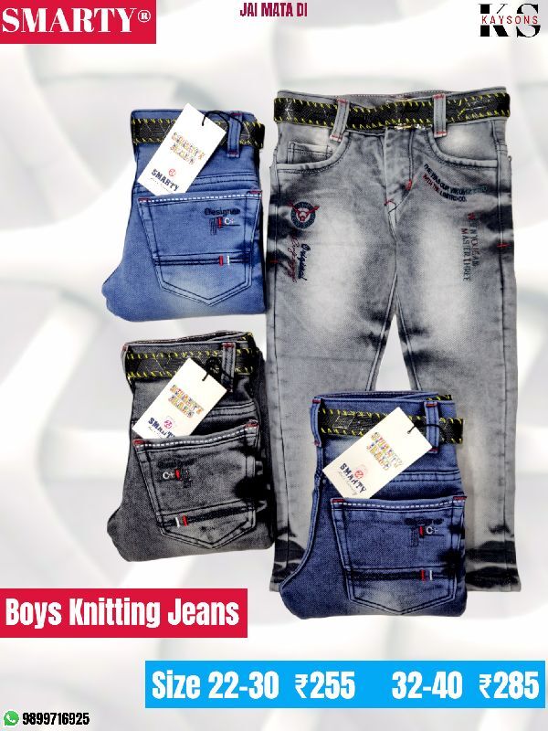 Boys Denim Jeans, Size : 24, 28, 32, 36, 40