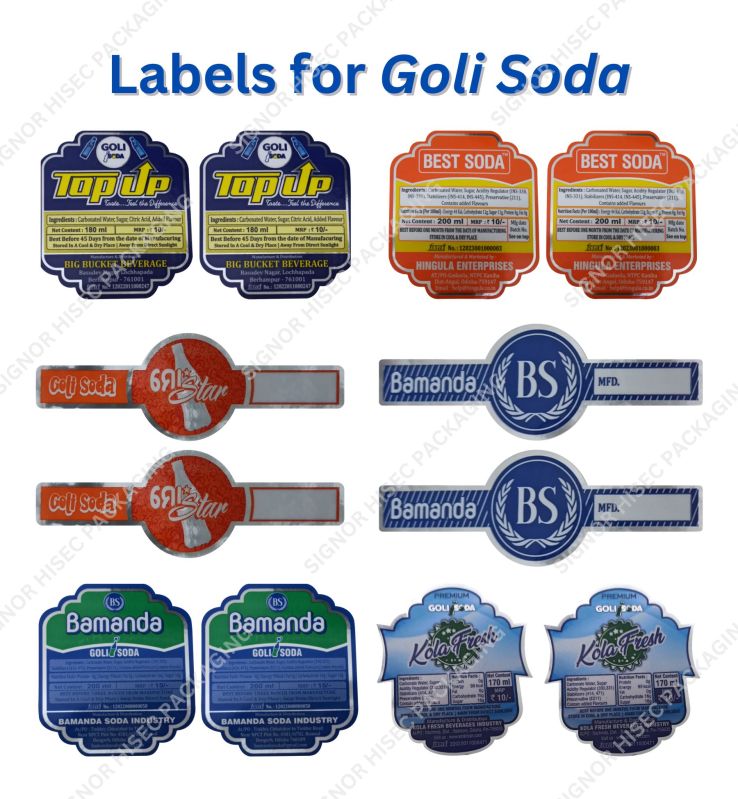 Laser Cutting Cotton Soda Labels
