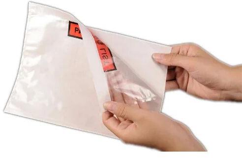 Plastic Self Adhesive Envelope, Color : Transparent