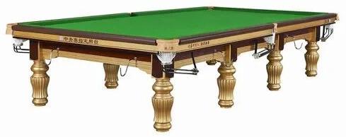Rectangular Solid Wood Billiard Table