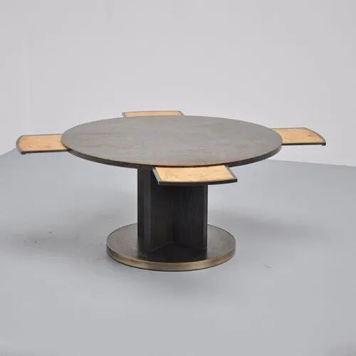 Round Wooden Card Table
