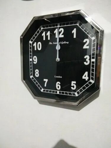 Glass Wall Clock, Packaging Type : Corrugated Box
