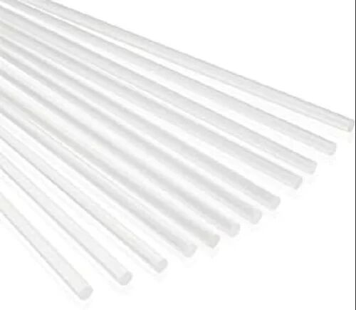 White Plastic Dowel Rods, Shape : Round