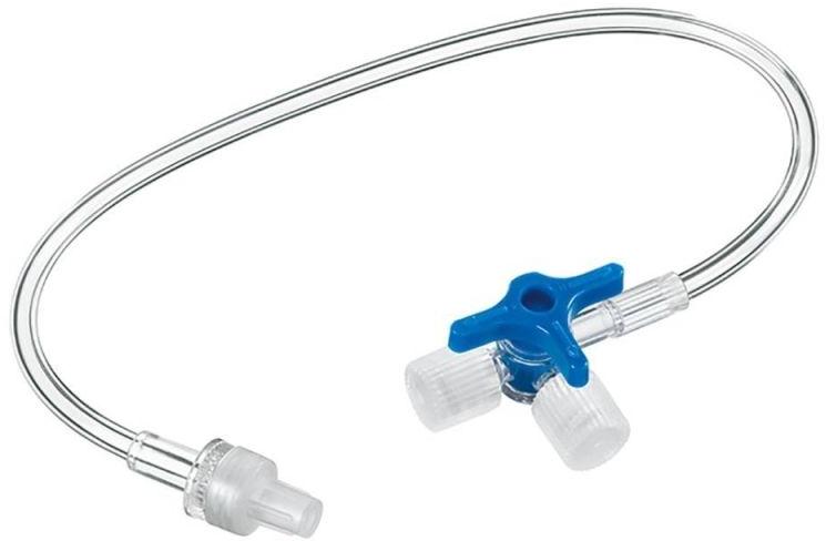 Extension Line With 3 Way Stopcock, for Clinical Use, Hospital Use