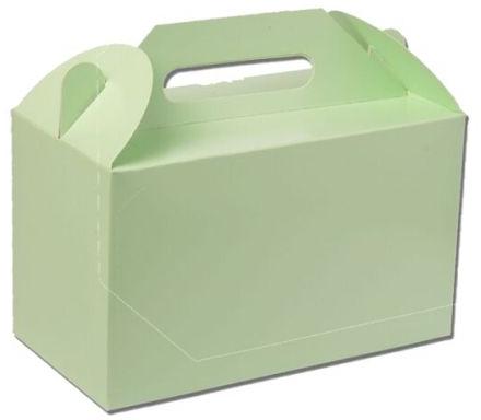 Corrugated Paper Pastry Box With Handle, For Pastry/cake Packaging, Size : 8x8x5 Inch/customizable