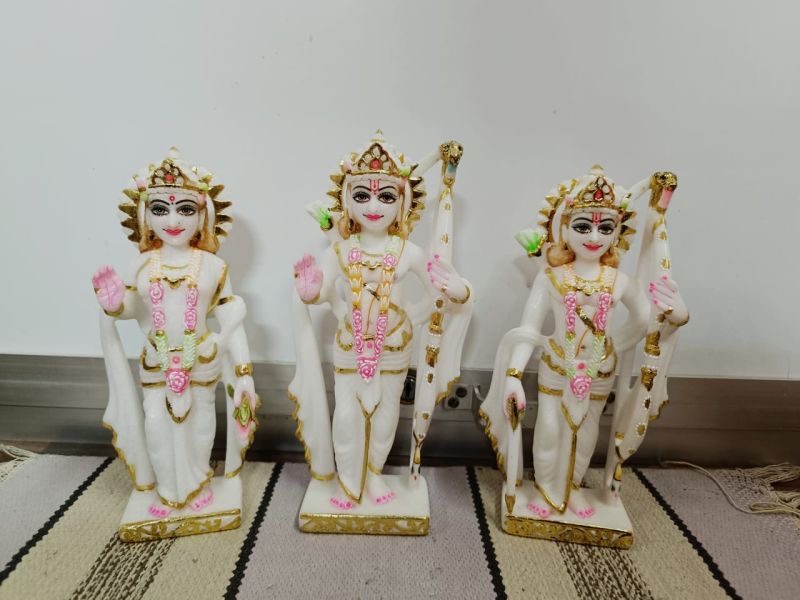 Ram darbar marble Moorti ( 1 Feet)