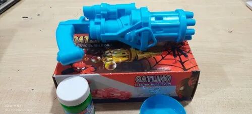 Plastic Multicolor Bubble Gun