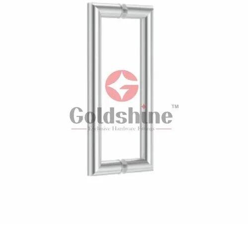 Stainless Steel Glass Door Handle, Color : Silver