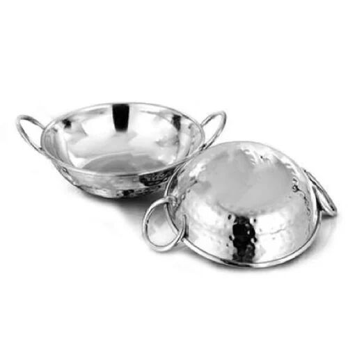 Handmade stainless steel serving dish, for Kitchen Use