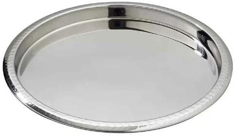 Stainless Steel Hammered Rim Bar Tray, for Kitchen Use