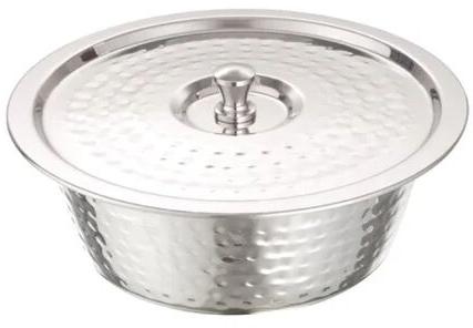 Stainless Steel Rice Donga Hammered, for Kitchen Use