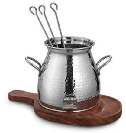 RK SS201 Coated Plain Stainless Steel Tableware Tandoor, for Kitchen Use