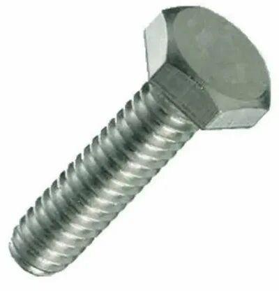 Polished Mild Steel Hex Bolt