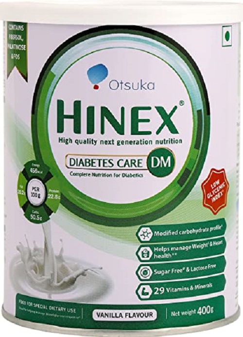 HINEX DM -DIABETES CARE- 400gm (Complete Nutrition for Diabetics)