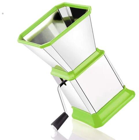 Stainless Steel Chilly Cutter, Color : Green Silver